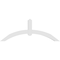 Ekena Millwork Archdale Architectural Grade PVC Gable Bracket, 60"W x 22 1/2"H x 4"D x 4"F, 9/12 Pitch GBP060X23X0404ARC00 - alternate 5